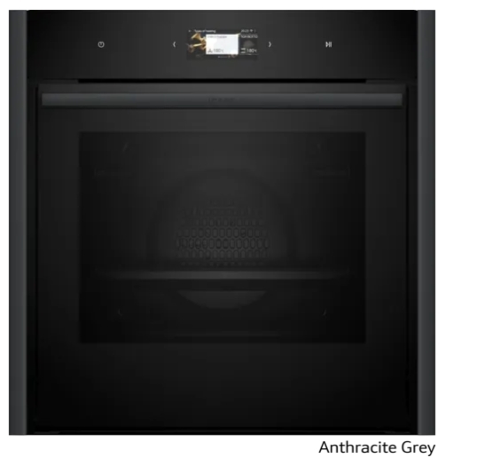 Indbygningsovn 60 X 60 Cm Flex Design Neff N90 Anthracite Grey